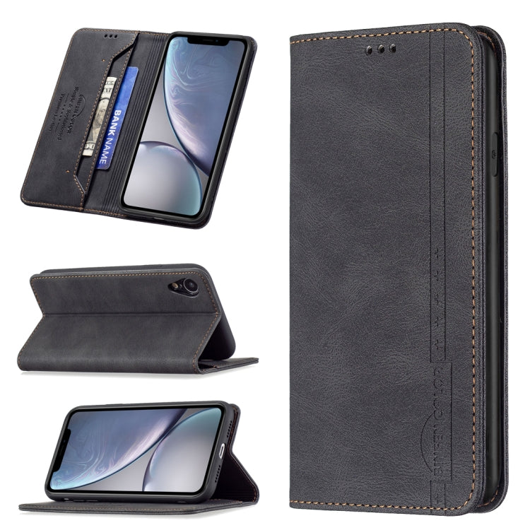 Magnetic RFID Blocking Anti-Theft Leather Case with Holder & Card Slots & Wallet, For iPhone 13 mini, For iPhone 13, For iPhone 13 Pro, For iPhone 13 Pro Max, For iPhone 12 mini, For iPhone 12 / 12 Pro, For iPhone 12 Pro Max, For iPhone 11             ...