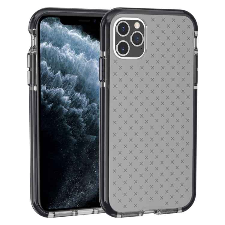 Grid Pattern Shockproof Transparent TPU Protective Case