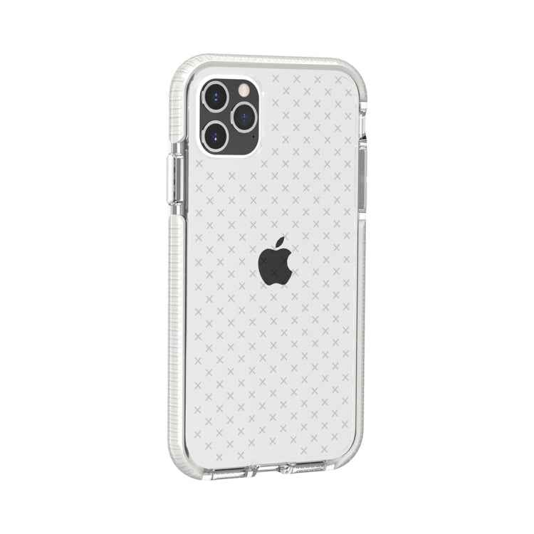 Grid Pattern Shockproof Transparent TPU Protective Case