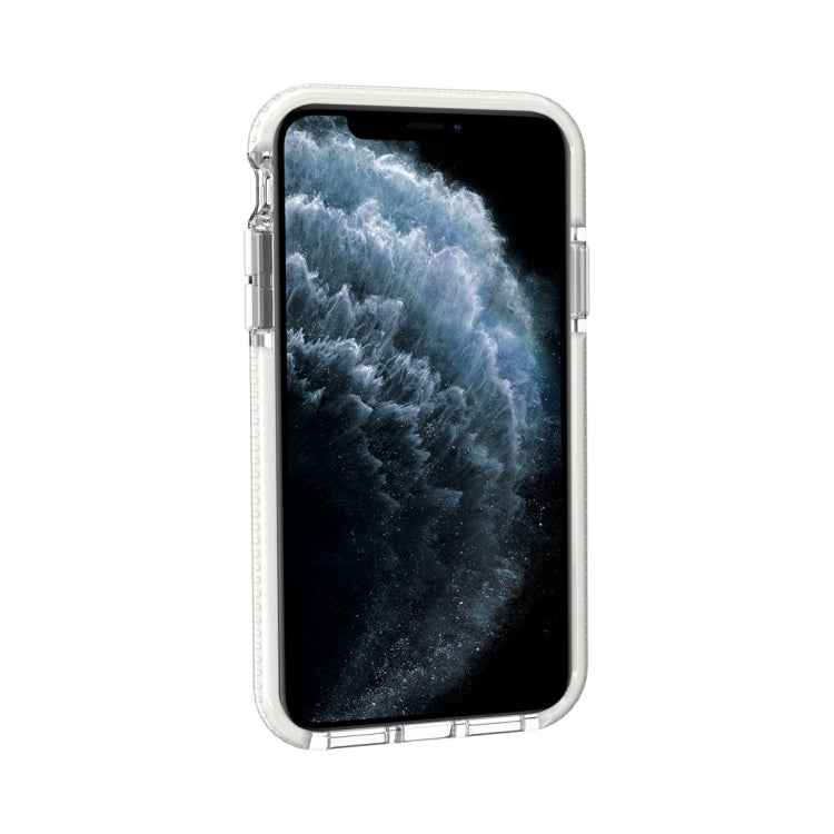 Grid Pattern Shockproof Transparent TPU Protective Case