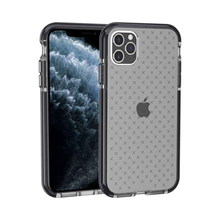 Grid Pattern Shockproof Transparent TPU Protective Case