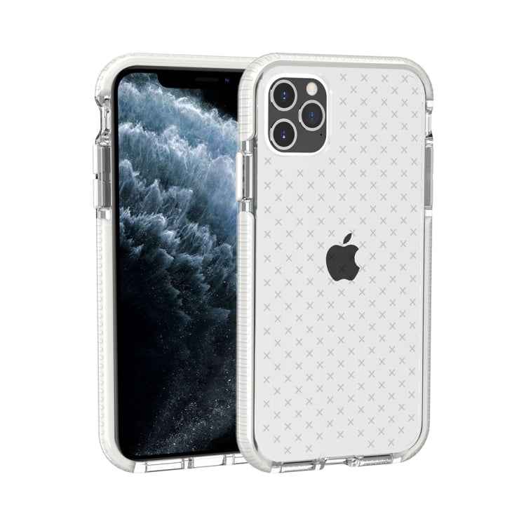 Grid Pattern Shockproof Transparent TPU Protective Case