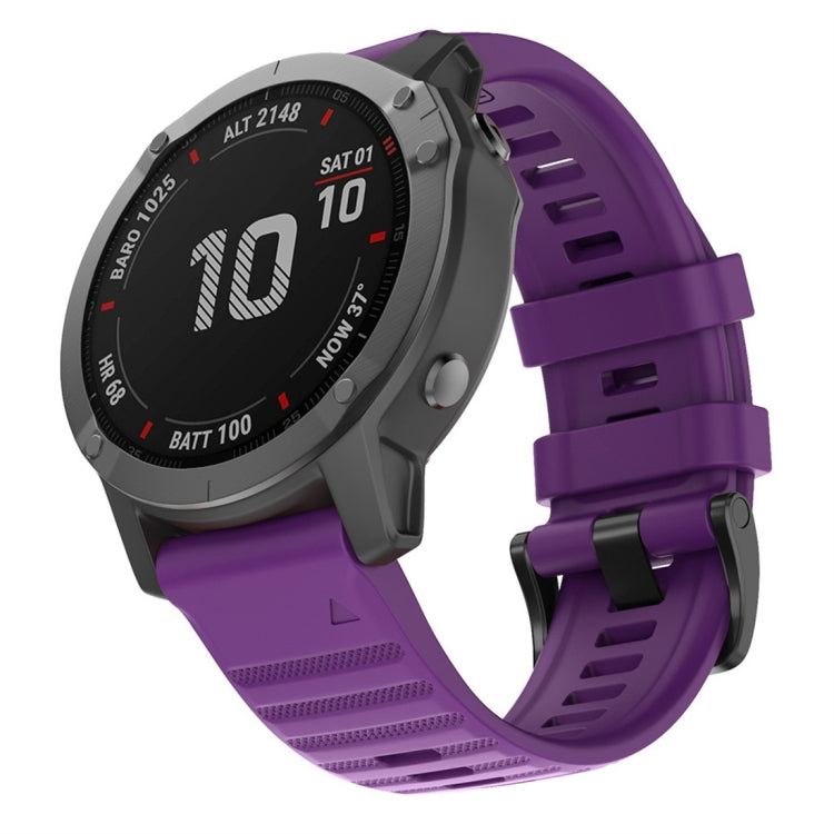For Garmin Fenix 6 22mm Silicone Smart Watch Replacement Strap Wristband