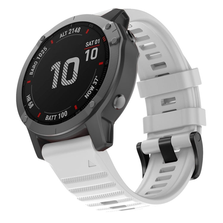 For Garmin Fenix 6X 26mm Silicone Smart Watch Replacement Strap Wristband