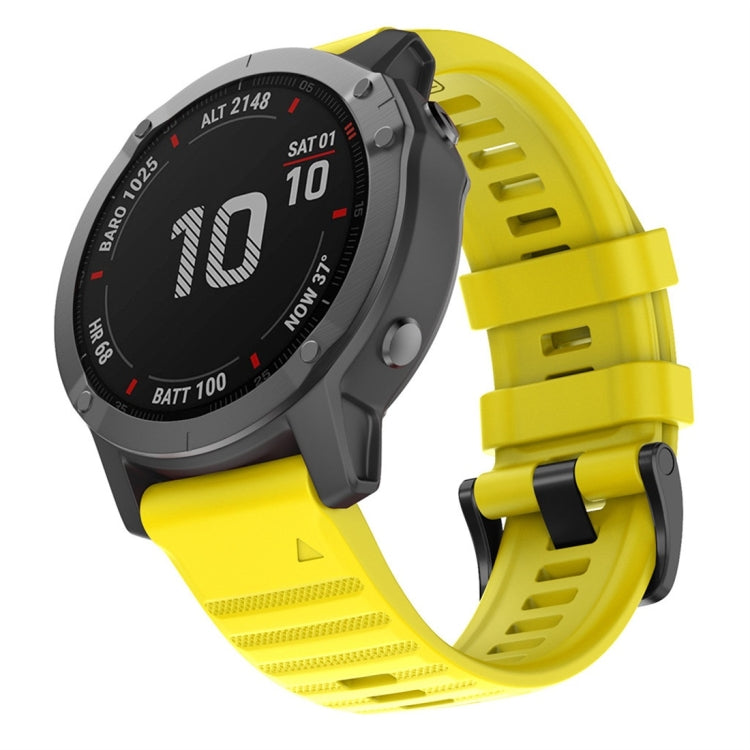 For Garmin Fenix 6X 26mm Silicone Smart Watch Replacement Strap Wristband