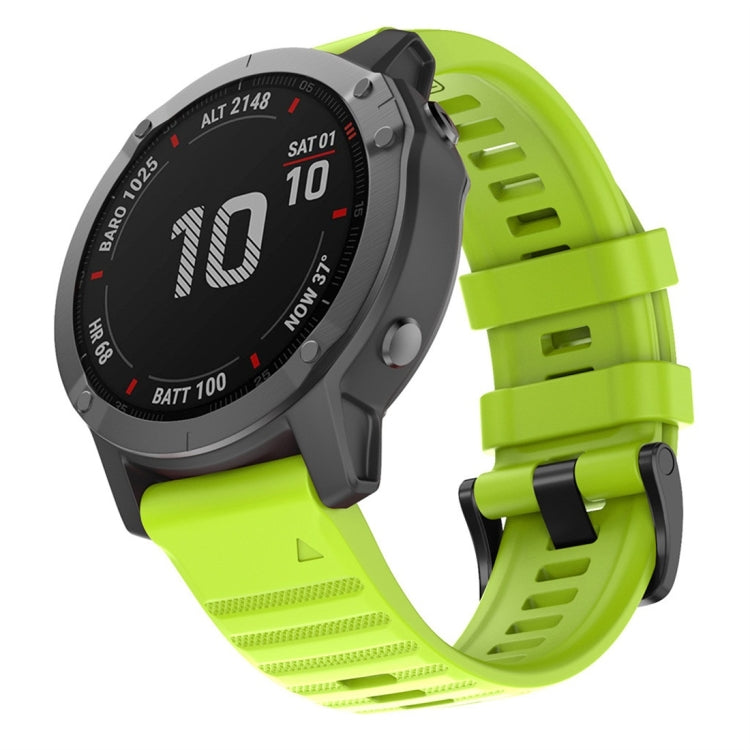 For Garmin Fenix 6X 26mm Silicone Smart Watch Replacement Strap Wristband