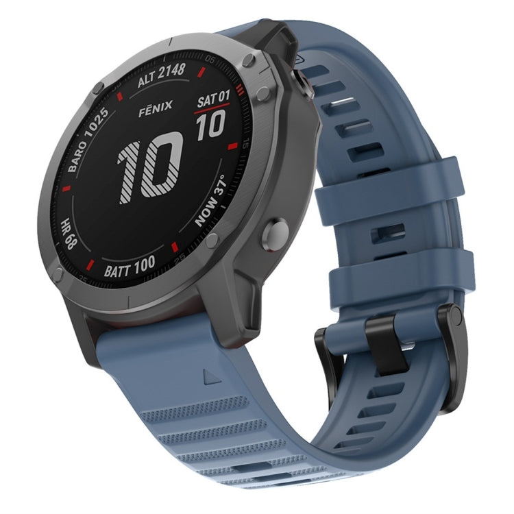 For Garmin Fenix 6X 26mm Silicone Smart Watch Replacement Strap Wristband