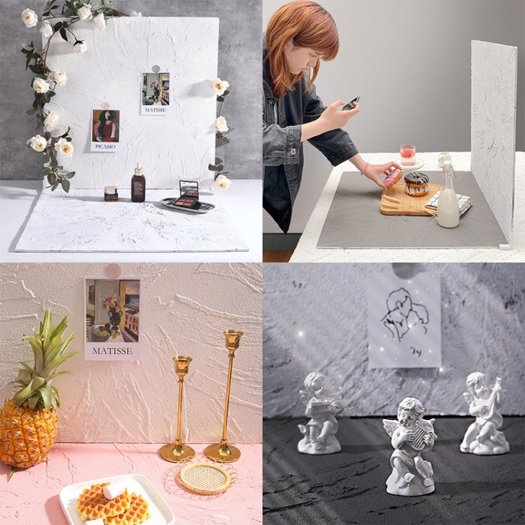60 x 60cm Retro PVC Cement Texture Board Photography Backdrops Board