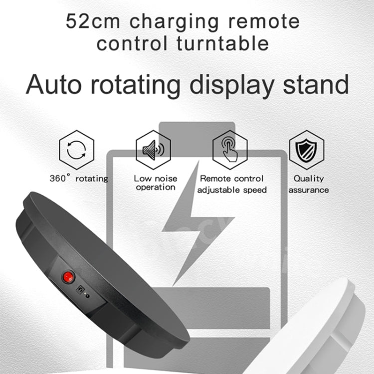 52cm Remote Control Electric Rotating Turntable Display Stand Video Shooting Props Turntable, Charging Power, 52cm, Charging Power,US Plug, 52cm, Charging Power,EU Plug, 52cm, Charging Power,AU Plug, 52cm, Charging Power,UK Plug                        ...