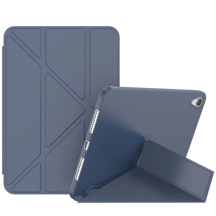 Double-sided Matte Deformation TPU Tablet Leather Case with Holder & Sleep / Wake-up Function, For iPad mini 2024 / mini 6