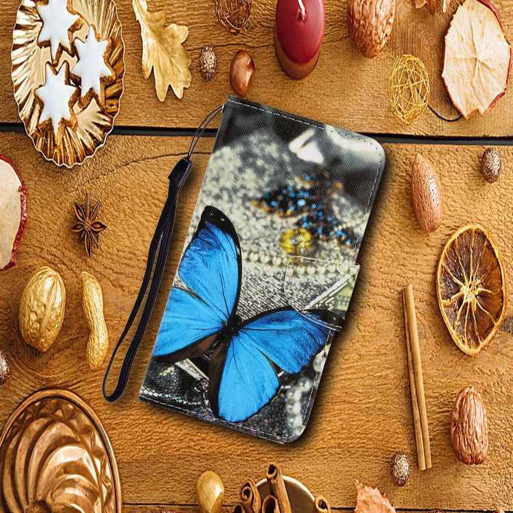 3D Colored Drawing Horizontal Flip PU Leather Case with Holder & Card Slots & Wallet