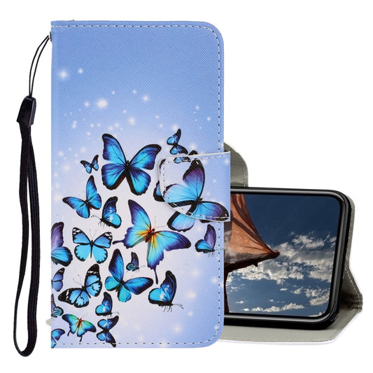 3D Colored Drawing Horizontal Flip PU Leather Case with Holder & Card Slots & Wallet, For iPhone X / XS, For iPhone XR, For iPhone XS Max