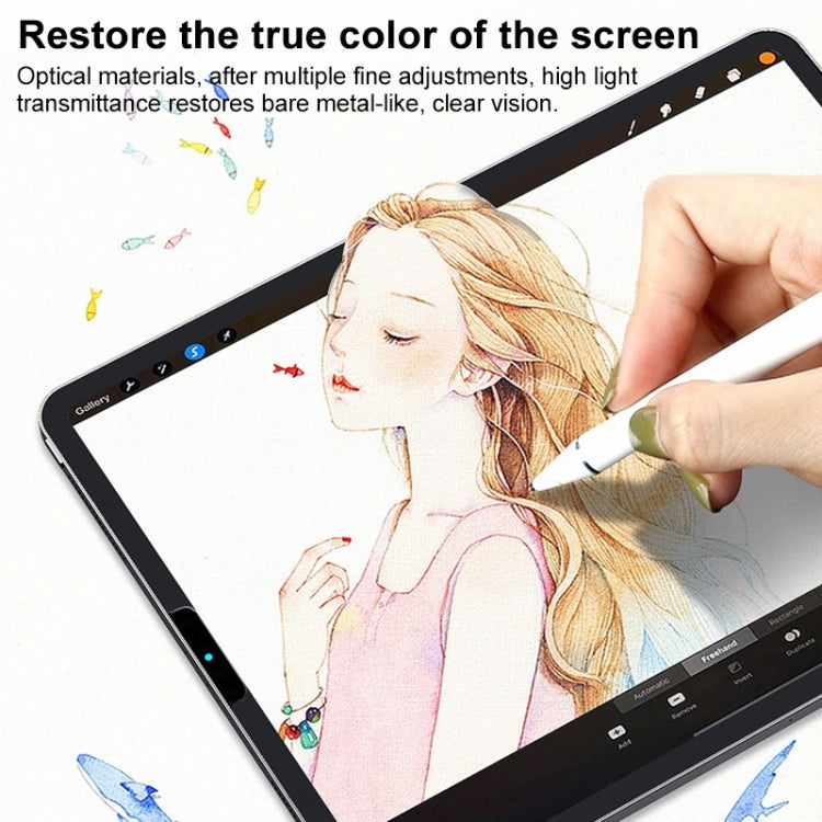 Magnetic Removable Tablet Screen Paperfeel Protector Matte PET Film, For iPad 9.7 2018 / 2017, For iPad 10.2 2021 / 2020 / 2019, For iPad Pro 10.5 2017, For iPad Pro 11 2021 / 2020 / 2018, For iPad Pro 12.9 2017 / 2015                                  ...