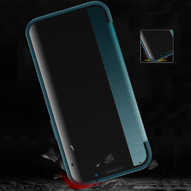 Magnetic Side Window View Shockproof Horizontal Flip Leather Case, For iPhone 13 mini, For iPhone 13, For iPhone 13 Pro, For iPhone 13 Pro Max