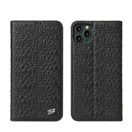 Crocodile Texture PC + TPU Horizontal Flip Leather Case with Holder & Card Slots & Wallet