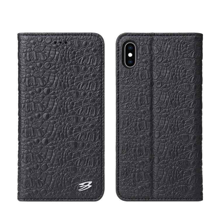 Crocodile Texture PC + TPU Horizontal Flip Leather Case with Holder & Card Slots & Wallet