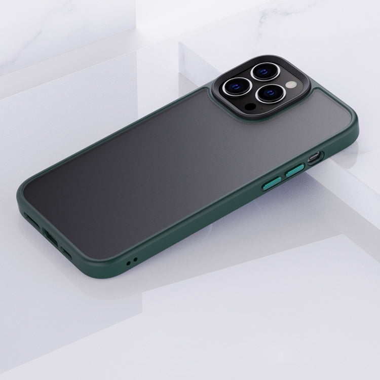 Frosted Back Shockproof Phone Case, For iPhone 13 mini, For iPhone 13, For iPhone 13 Pro, For iPhone 13 Pro Max