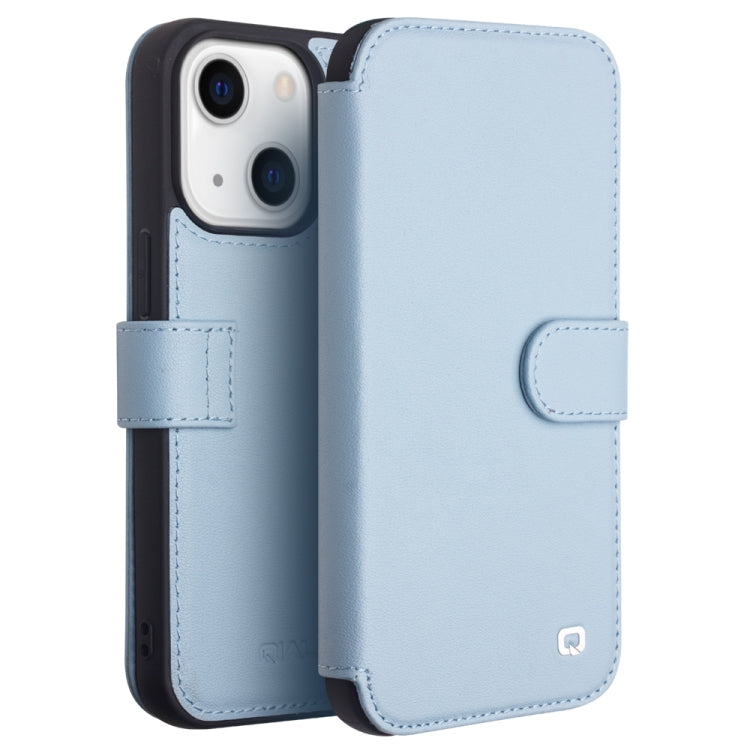 QIALINO Magnetic Buckle Phone Leather Case with Card Slot, For iPhone 13 Pro Max, For iPhone 13 Pro, For iPhone 13, For iPhone 13 mini