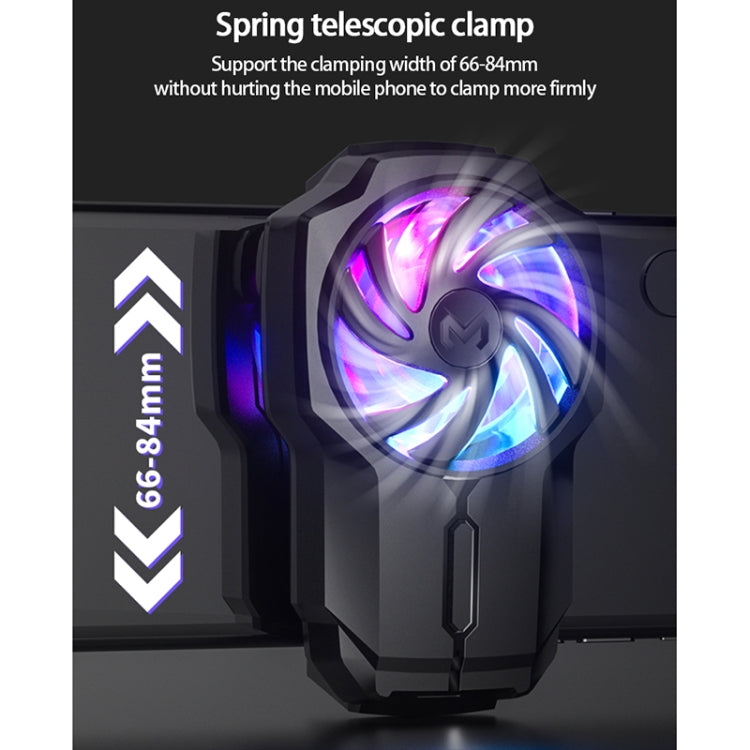 MeMo FL05 Fan Mobile Phone Radiator with Colorful Lights, FL05
