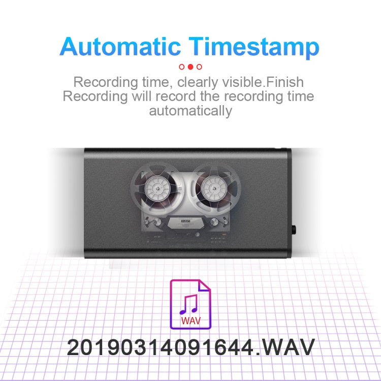 Q1 Intelligent HD Noise Reduction Voice Control Recorder, 4GB, 8GB, 16GB, 32GB