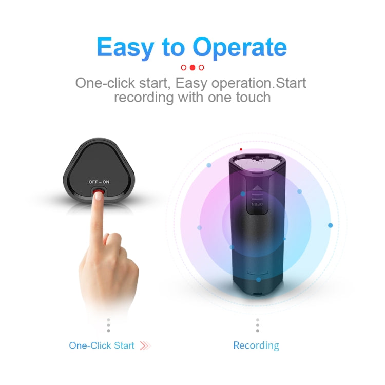 Q51 Intelligent HD Noise Reduction Remote Voice Control Recorder, 4GB, 8GB, 16GB, 32GB