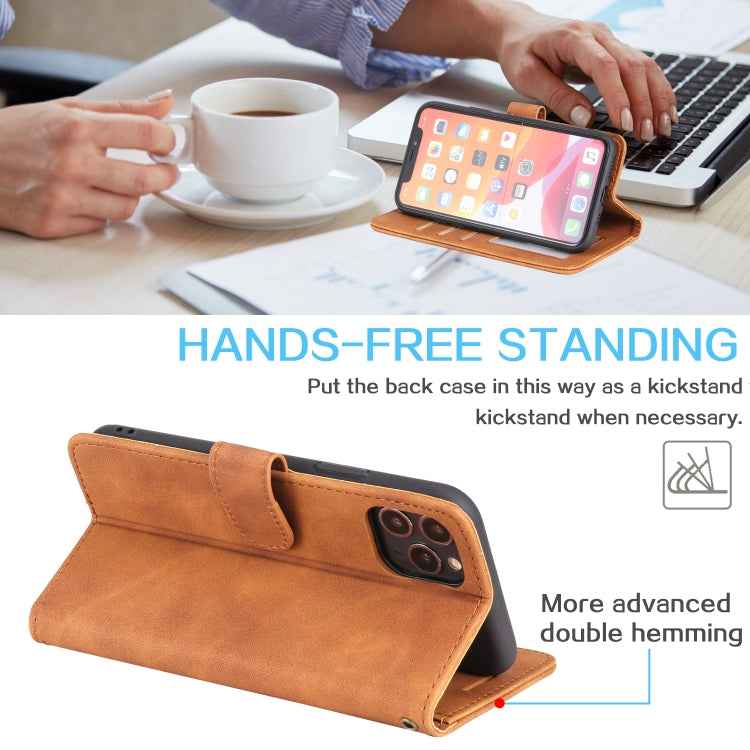 Skin Feel Anti-theft Brush Horizontal Flip Leather Phone Case, For iPhone 11, For iPhone XS Max, For iPhone XR, For iPhone X / XS, For iPhone SE 2022 / SE 2020 / 8 / 7, For iPhone 8 Plus & 7 Plus