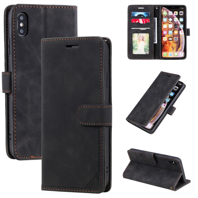 Skin Feel Anti-theft Brush Horizontal Flip Leather Phone Case, For iPhone 11, For iPhone XS Max, For iPhone XR, For iPhone X / XS, For iPhone SE 2022 / SE 2020 / 8 / 7, For iPhone 8 Plus & 7 Plus