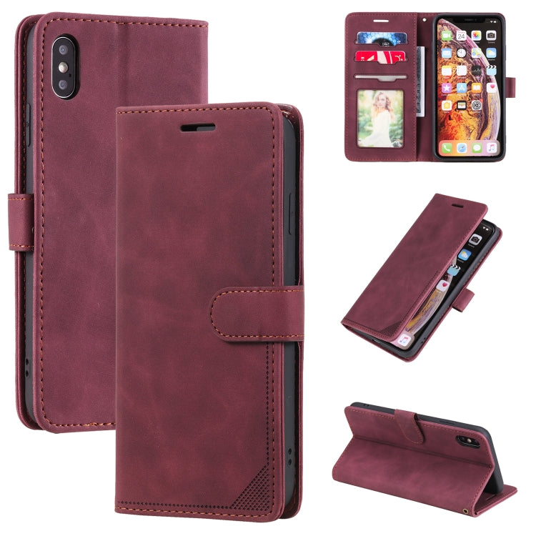 Skin Feel Anti-theft Brush Horizontal Flip Leather Phone Case, For iPhone 11, For iPhone XS Max, For iPhone XR, For iPhone X / XS, For iPhone SE 2022 / SE 2020 / 8 / 7, For iPhone 8 Plus & 7 Plus