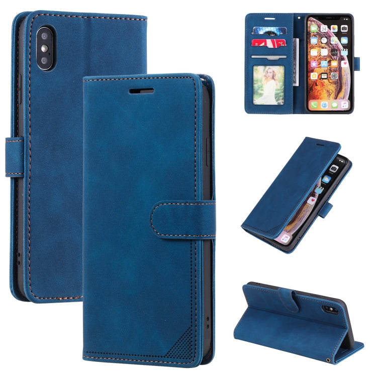 Skin Feel Anti-theft Brush Horizontal Flip Leather Phone Case, For iPhone 11, For iPhone XS Max, For iPhone XR, For iPhone X / XS, For iPhone SE 2022 / SE 2020 / 8 / 7, For iPhone 8 Plus & 7 Plus