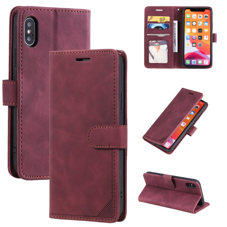 Skin Feel Anti-theft Brush Horizontal Flip Leather Phone Case, For iPhone 11, For iPhone XS Max, For iPhone XR, For iPhone X / XS, For iPhone SE 2022 / SE 2020 / 8 / 7, For iPhone 8 Plus & 7 Plus