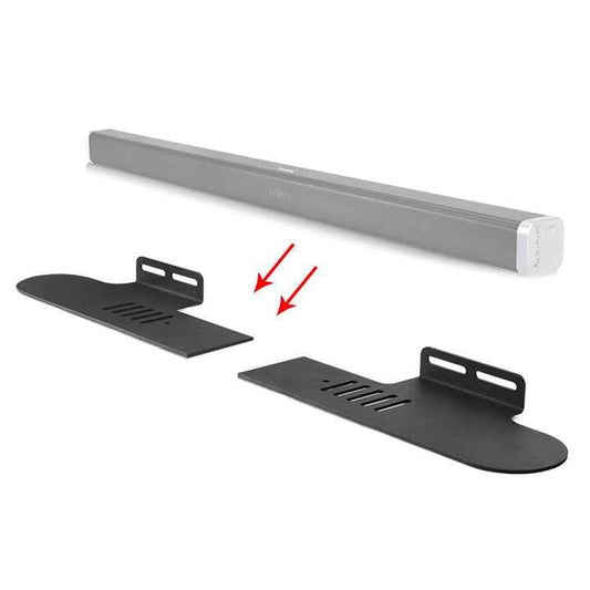 Split Sound Bar Wall-mount Bracket, For Philips CN-HTL2000 / 93 & HTL1500, For Ohayo H6 / H8, For Amoi U2 / U5 / U6 / U7, For Garinemax Speaker, For Sansui 91W, For DENON DHT-S316, For JBL Bar 5.1SURROUND, For BOSE TV Speaker, For Edifier B3 / B7 / B8 ...