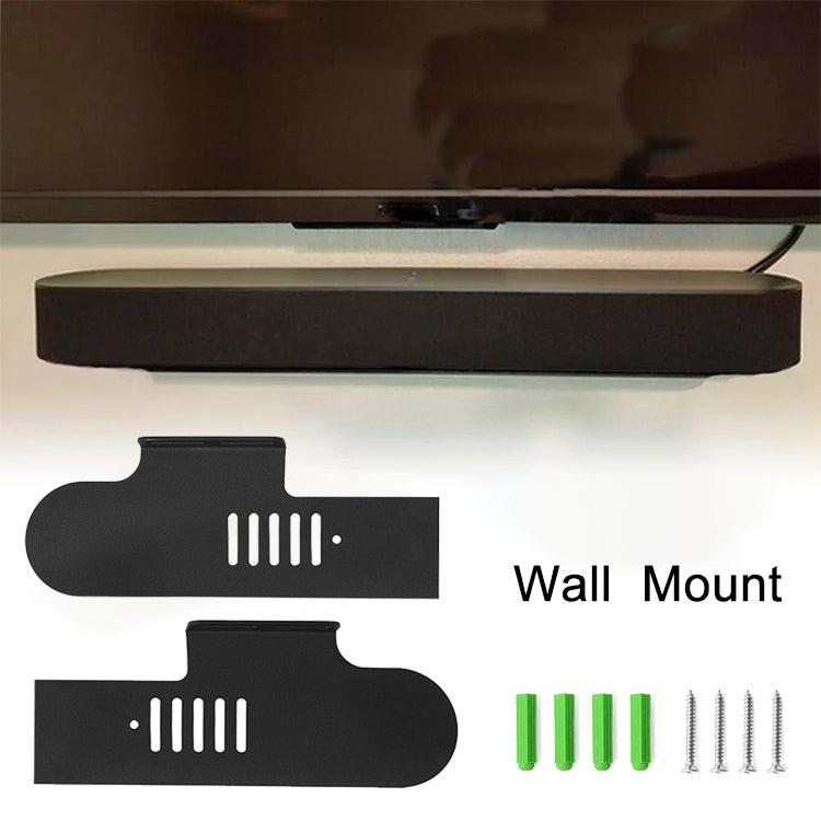 Split Sound Bar Wall-mount Bracket, For Xiaomi Redmi Speaker, For Harman/Kardon ENCHANT, For Xiaodu Soundbar, For JY AUDIO A9K, For Polk Signa S1 / S2, For Samsung HW-Q90R & HW-M450 / XZ & HW-MS6501 / XZ, For Klipsch Bar 40 / Bar 48 / RSB-6 / RSB-11   ...