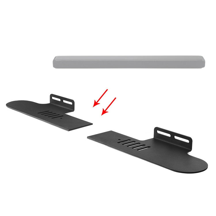 Split Sound Bar Wall-mount Bracket, For Xiaomi Redmi Speaker, For Harman/Kardon ENCHANT, For Xiaodu Soundbar, For JY AUDIO A9K, For Polk Signa S1 / S2, For Samsung HW-Q90R & HW-M450 / XZ & HW-MS6501 / XZ, For Klipsch Bar 40 / Bar 48 / RSB-6 / RSB-11   ...