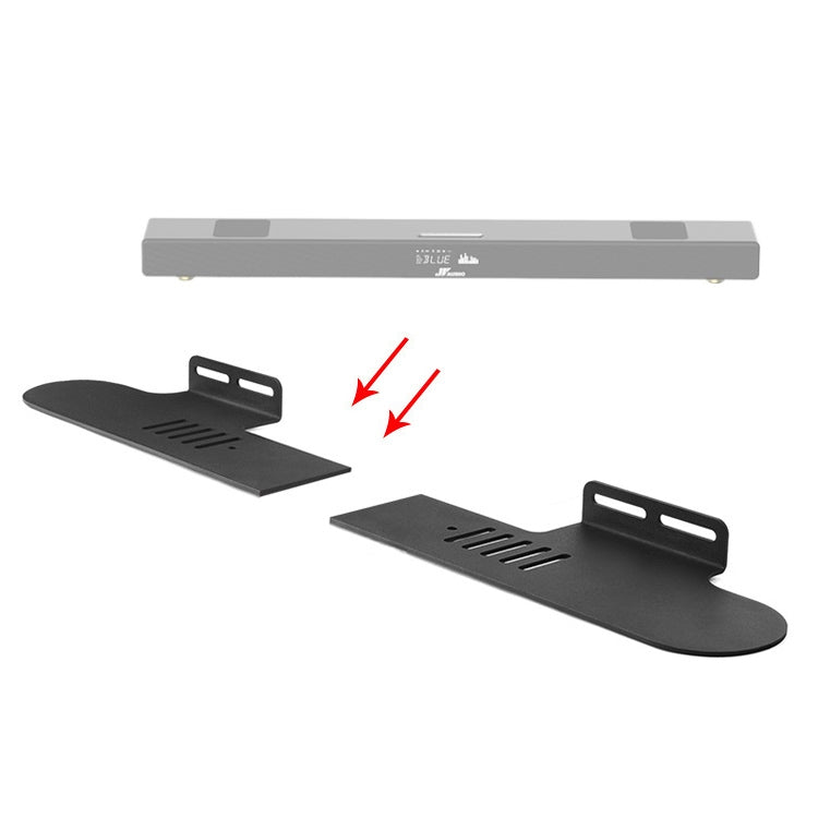 Split Sound Bar Wall-mount Bracket, For Xiaomi Redmi Speaker, For Harman/Kardon ENCHANT, For Xiaodu Soundbar, For JY AUDIO A9K, For Polk Signa S1 / S2, For Samsung HW-Q90R & HW-M450 / XZ & HW-MS6501 / XZ, For Klipsch Bar 40 / Bar 48 / RSB-6 / RSB-11   ...