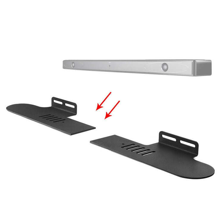 Split Sound Bar Wall-mount Bracket, For Xiaomi Redmi Speaker, For Harman/Kardon ENCHANT, For Xiaodu Soundbar, For JY AUDIO A9K, For Polk Signa S1 / S2, For Samsung HW-Q90R & HW-M450 / XZ & HW-MS6501 / XZ, For Klipsch Bar 40 / Bar 48 / RSB-6 / RSB-11   ...