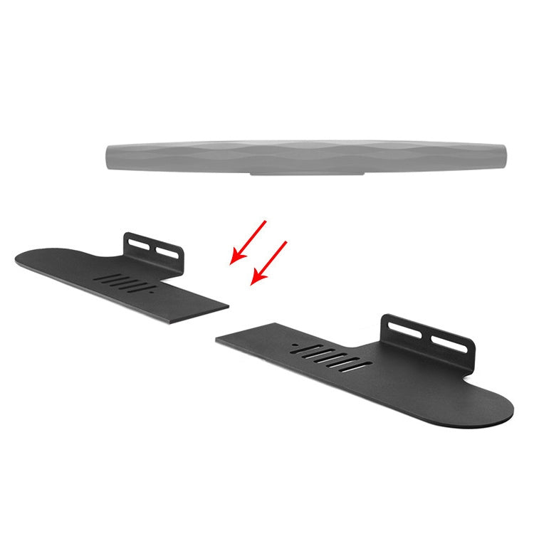 Split Sound Bar Wall-mount Bracket, For Xiaomi Redmi Speaker, For Harman/Kardon ENCHANT, For Xiaodu Soundbar, For JY AUDIO A9K, For Polk Signa S1 / S2, For Samsung HW-Q90R & HW-M450 / XZ & HW-MS6501 / XZ, For Klipsch Bar 40 / Bar 48 / RSB-6 / RSB-11   ...