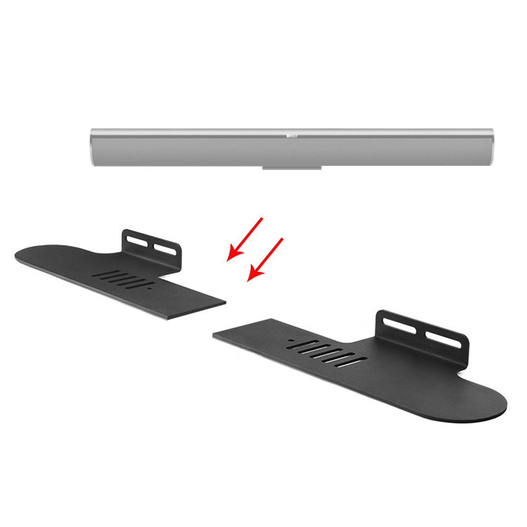 Split Sound Bar Wall-mount Bracket, For Xiaomi Redmi Speaker, For Harman/Kardon ENCHANT, For Xiaodu Soundbar, For JY AUDIO A9K, For Polk Signa S1 / S2, For Samsung HW-Q90R & HW-M450 / XZ & HW-MS6501 / XZ, For Klipsch Bar 40 / Bar 48 / RSB-6 / RSB-11   ...