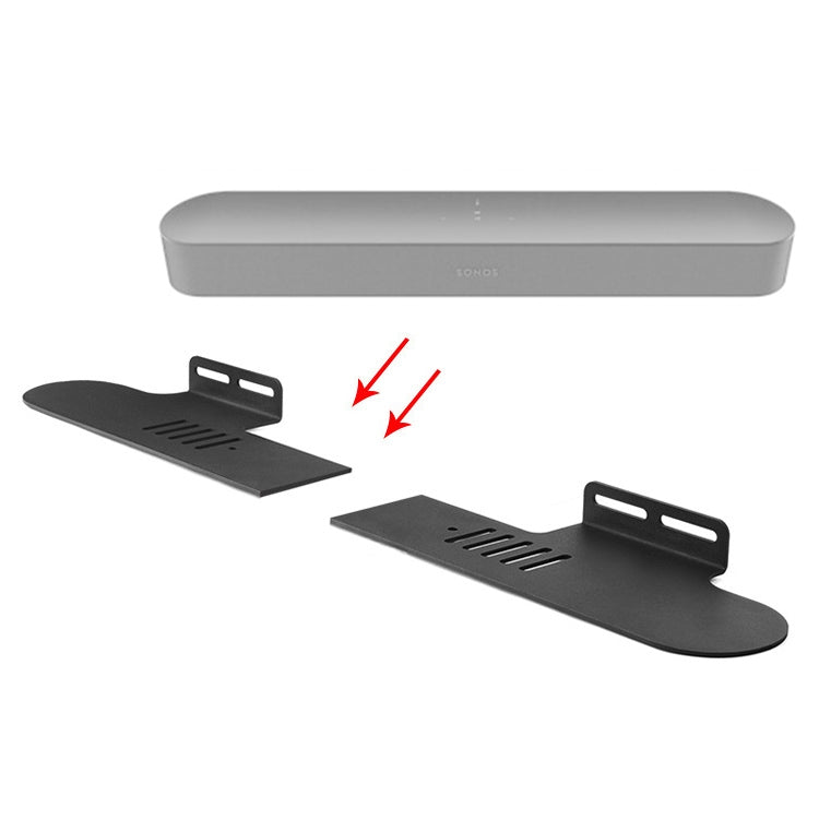 Split Sound Bar Wall-mount Bracket, For Xiaomi Redmi Speaker, For Harman/Kardon ENCHANT, For Xiaodu Soundbar, For JY AUDIO A9K, For Polk Signa S1 / S2, For Samsung HW-Q90R & HW-M450 / XZ & HW-MS6501 / XZ, For Klipsch Bar 40 / Bar 48 / RSB-6 / RSB-11   ...