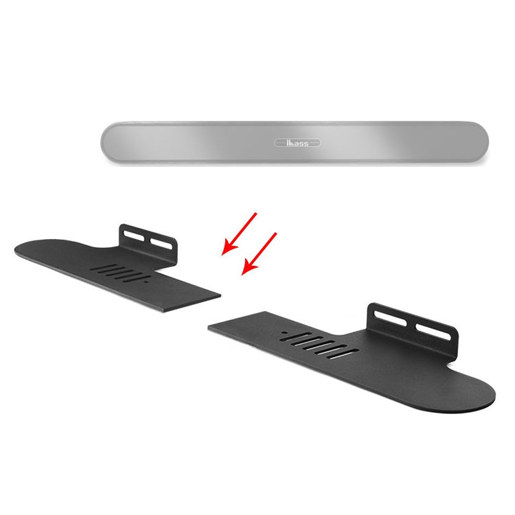 Split Sound Bar Wall-mount Bracket, For Xiaomi Redmi Speaker, For Harman/Kardon ENCHANT, For Xiaodu Soundbar, For JY AUDIO A9K, For Polk Signa S1 / S2, For Samsung HW-Q90R & HW-M450 / XZ & HW-MS6501 / XZ, For Klipsch Bar 40 / Bar 48 / RSB-6 / RSB-11   ...