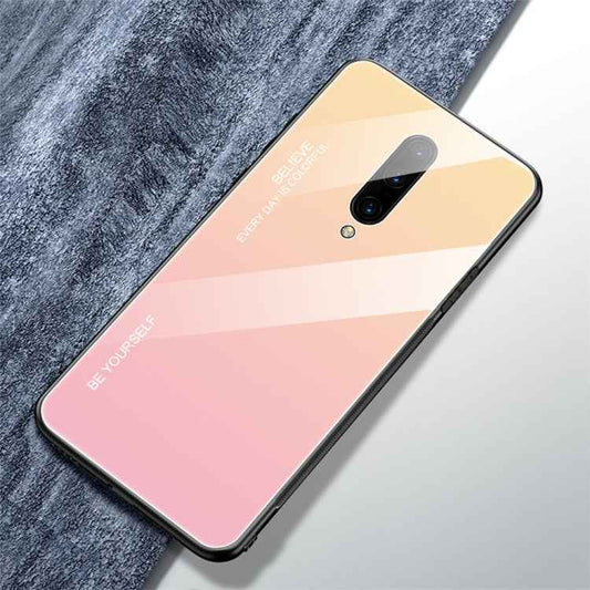 Gradient Color Glass Case, For OnePlus 7 Pro, For Huawei P20, For OPPO F11 Pro, For OPPO Find X, For OPPO Reno, For Galaxy S8, For Vivo IQOO