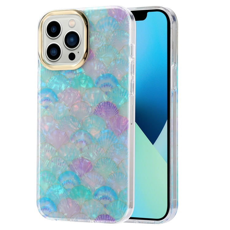 Electroplating Shell Texture Phone Case, For iPhone 13, For iPhone 13 Pro, For iPhone 13 Pro Max, For iPhone 12 / 12 Pro, For iPhone 12 Pro Max, For iPhone 11
