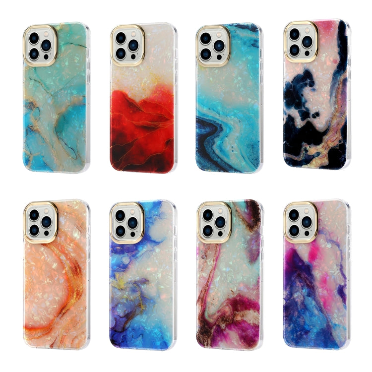 Electroplating Shell Texture Marble Phone Case, For iPhone 13, For iPhone 13 Pro, For iPhone 13 Pro Max, For iPhone 12 / 12 Pro, For iPhone 12 Pro Max, For iPhone 11