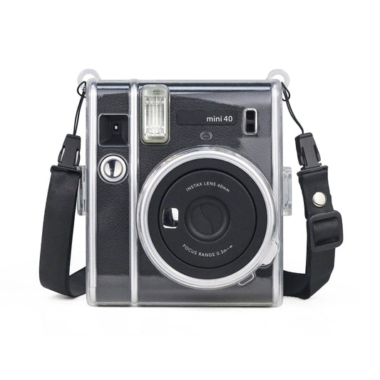 Protective Crystal Case with Strap, For FUJIFILM Instax mini 40, For FUJIFILM Instax mini 7+