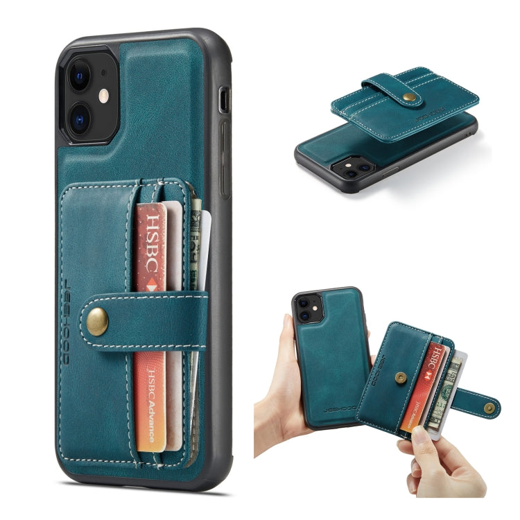 JEEHOOD RFID Blocking Anti-Theft Wallet Phone Case, For iPhone 12 mini, For iPhone 12 / 12 Pro, For iPhone 12 Pro Max, For iPhone 11, For iPhone 11 Pro, For iPhone 11 Pro Max, For iPhone X / XS, For iPhone XR, For iPhone XS Max                         ...