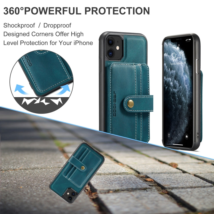 JEEHOOD RFID Blocking Anti-Theft Wallet Phone Case, For iPhone 12 mini, For iPhone 12 / 12 Pro, For iPhone 12 Pro Max, For iPhone 11, For iPhone 11 Pro, For iPhone 11 Pro Max, For iPhone X / XS, For iPhone XR, For iPhone XS Max                         ...