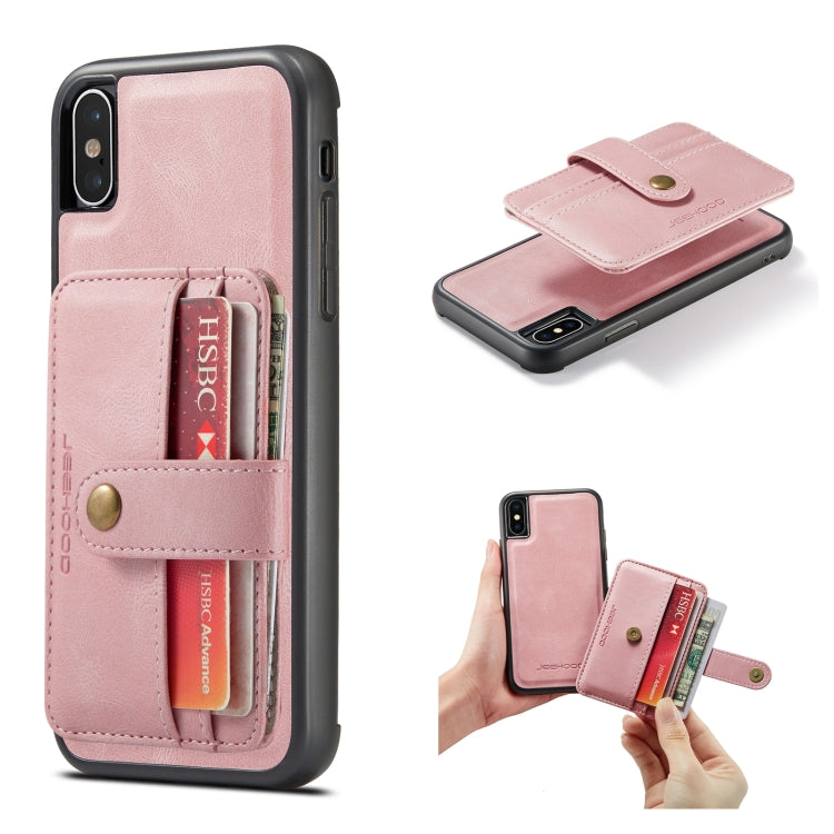 JEEHOOD RFID Blocking Anti-Theft Wallet Phone Case, For iPhone 12 mini, For iPhone 12 / 12 Pro, For iPhone 12 Pro Max, For iPhone 11, For iPhone 11 Pro, For iPhone 11 Pro Max, For iPhone X / XS, For iPhone XR, For iPhone XS Max                         ...
