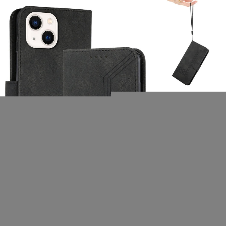 Cubic Skin Feel Flip Leather Phone Case, For iPhone 13 mini, For iPhone 13, For iPhone 13 Pro, For iPhone 13 Pro Max, For iPhone 12 mini, For iPhone 12 / 12 Pro, For iPhone 12 Pro Max, For iPhone 11, For iPhone 11 Pro