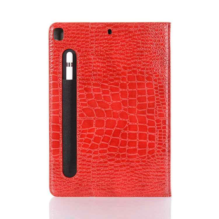 For iPad 10.2 / 10.5 Crocodile Texture Horizontal Flip Leather Case with Holder & Card Slots & Wallet