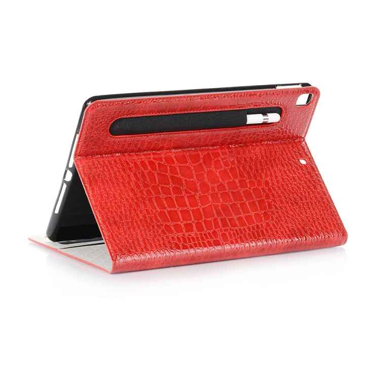 For iPad 10.2 / 10.5 Crocodile Texture Horizontal Flip Leather Case with Holder & Card Slots & Wallet