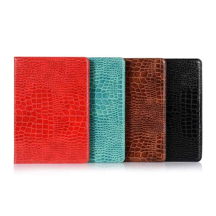 For iPad 10.2 / 10.5 Crocodile Texture Horizontal Flip Leather Case with Holder & Card Slots & Wallet